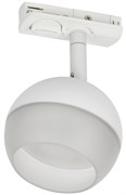 Светильник 4118 декор. трековый поворотный GX53 белый IEK LT-USB0-4118-GX53-1-K01