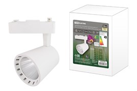 TDM Светильник трековый однофазный LED TRL-01-015-WW 15 Вт, 24°, 3000 К, 80 Ra, белый SQ0369-0002 TDM Светильник трековый однофазный LED TRL-01-015-WW 15 Вт, 24°, 3000 К, 80 Ra, белый SQ0369-0002