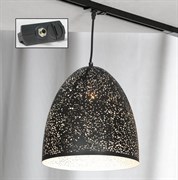Lussole LOFT Металл Черный /  Металл трековый светильник однофазный E27 60W LSP-9892-TAB