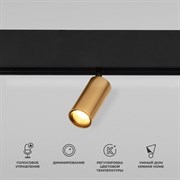 Elektrostandard 85071/01 Slim Magnetic Умный трековый светильник 5W 2700-6500K Dim Cantors (латунь) a063531 a063531 Elektrostandard 85071/01 Slim Magnetic Умный трековый светильник 5W 2700-6500K Dim Cantors (латунь) a063531 a063531