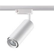 Novotech 370415 NT19 187 белый трековый светильник IP20 GU10 50W 220V PIPE 370415 Novotech 370415 NT19 187 белый трековый светильник IP20 GU10 50W 220V PIPE 370415