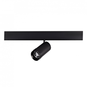 ST LUCE ST357.436.20 Магнитный трековый светильник ZOOM Черный LED 1*20W 3000K Lm Ra90 10-55° IP20 D60xH170 48VV ST357.436.20