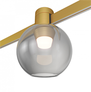 ST LUCE ST819.206.03 Магнитный трековый светильник FARM Золотистый LED 1*3W 3000K 89Lm Ra90 120 IP20 D85xH115 24V ST819.206.03