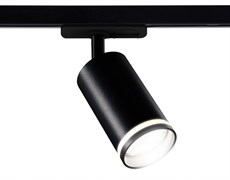 Ambrella Трековый однофазный светильник со сменной лампой GL5202 BK черный GU10 max 12W GL5202 Ambrella Трековый однофазный светильник со сменной лампой GL5202 BK черный GU10 max 12W GL5202