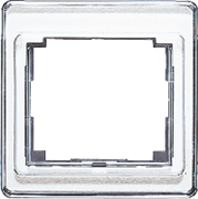 Рамка одинарная Jung SL 500  Серебро sl581si