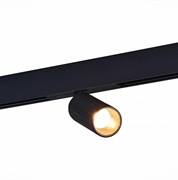 ST LUCE ST807.436.12 Магнитный трековый светильник Черный LED 1*12W 3000K 550Lm Ra>90 IP20 D50xH173 48VV ST807.436.12