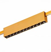 ST LUCE ST816.206.12 Магнитный трековый светильник FARM Золотистый LED 1*12W 3000K 706Lm Ra90 40 IP20 L232xW24xH48,5 180-240V ST816.206.12