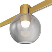 ST LUCE ST819.246.03 Магнитный трековый светильник FARM Золотистый LED 1*3W 4000K 89Lm Ra90 120 IP20 D85xH1 ST819.246.03