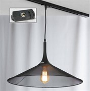 Lussole LOFT Металл Черный /  Металл трековый светильник однофазный E27 60W LSP-9813-TAB