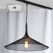 Lussole LOFT Металл Черный /  Металл трековый светильник однофазный E27 60W LSP-9813-TAW