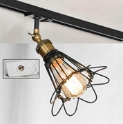 Lussole LOFT Металл Черный / бронзовый Без плафона трековый светильник однофазный E27 60W LSP-9109-TAW