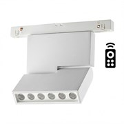 Novotech 358627 SHINO NT21 000 белый Трековый низковольтный св-к диммируемый с ДУ, со сменой цв.температуры IP20 LED 3000~6500К 12W 48V FLUM 358627 Novotech 358627 SHINO NT21 000 белый Трековый низковольтный св-к диммируемый с ДУ, со сменой цв.температуры IP20 LED 3000~6500К 12W 48V FLUM 358627