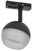 Светильник 4118 декор. трековый поворотный GX53 черный IEK LT-USB0-4118-GX53-1-K02