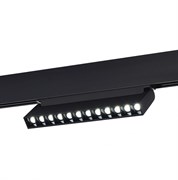 ST LUCE ST372.406.12 Магнитный трековый светильник SMART Черный LED 1*12W 2700K-6500K 1 080Lm Ra90 36° IP20 L225xW22xH136 48V ST372.406.12