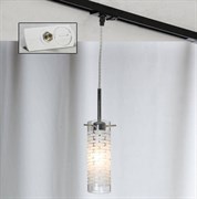 Lussole LGO Металл Хром /  Стекло трековый светильник однофазный E14 40W LSP-9548-TAW