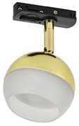 Светильник 4118 декор. трековый поворотный GX53 золото IEK LT-USB0-4118-GX53-1-K22