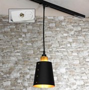 Lussole LOFT Металл Черный / матовое золото Металл трековый светильник однофазный E27 60W LSP-9861-TAW