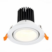 ST LUCE  ST705.538.10 Св-к встр. Белый LED 1*10W 3000K 750Lm Ra>90 38о IP20 D102xH85 170-240V ST705.538.10 ST LUCE  ST705.538.10 Св-к встр. Белый LED 1*10W 3000K 750Lm Ra>90 38о IP20 D102xH85 170-240V ST705.538.10
