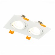 ST LUCE  ST251.508.02 Св-к встр. Белый GU10 2*50W IP20 L170xW92xH27 220V Без ламп ST251.508.02