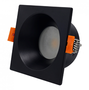ST LUCE ST256.418.01 Св-к встр. Черный GU10 1*50W  IP65 L85xW85xH53 220V Без ламп ST256.418.01