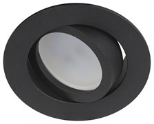 ЭРА Встраиваемый светильник алюминиевый KL86 BK MR16/GU5.3 черный Б0054351 ЭРА Встраиваемый светильник алюминиевый KL86 BK MR16/GU5.3 черный Б0054351