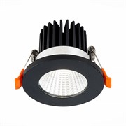 ST LUCE ST704.438.10 Св-к встр. Черный LED 1*10W 3000K 900Lm Ra>90 38о IP20 D80xH60 170-240V ST704.438.10 ST LUCE ST704.438.10 Св-к встр. Черный LED 1*10W 3000K 900Lm Ra>90 38о IP20 D80xH60 170-240V ST704.438.10
