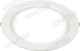 Comtech ДВО Светильник встр с защитным стеклом, 12W, 1100lm, 4000К, 135x70mm, белый 15044643 Comtech ДВО Светильник встр с защитным стеклом, 12W, 1100lm, 4000К, 135x70mm, белый 15044643