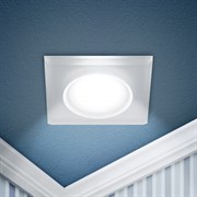 ЭРА Встраиваемый светильник декоративный DK104 WH MR16 GU5.3 белый Б0058391 ЭРА Встраиваемый светильник декоративный DK104 WH MR16 GU5.3 белый Б0058391