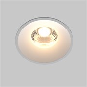 Maytoni Встраиваемый светильник Round 3000K 12W 60° Белый DL058-12W3K-W Maytoni Встраиваемый светильник Round 3000K 12W 60° Белый DL058-12W3K-W