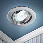 ЭРА Встраиваемый светильник литой KL1A SN/1 поворотный, MR16, 12V, 50W, сатин никель Б0049566 ЭРА Встраиваемый светильник литой KL1A SN/1 поворотный, MR16, 12V, 50W, сатин никель Б0049566