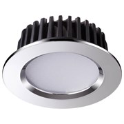 Novotech 357601 NT18 036 Хром Светильник встраиваемый светодиодный 20LED 10W 100-265V DRUM 357601 Novotech 357601 NT18 036 Хром Светильник встраиваемый светодиодный 20LED 10W 100-265V DRUM 357601
