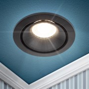 ЭРА Встраиваемый светильник алюминиевый ЭРА KL100 BK MR16 GU5.3 черный Б0055585 ЭРА Встраиваемый светильник алюминиевый ЭРА KL100 BK MR16 GU5.3 черный Б0055585