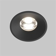 Maytoni Встраиваемый светильник Round 4000K 12W 60° Черный DL058-12W4K-B Maytoni Встраиваемый светильник Round 4000K 12W 60° Черный DL058-12W4K-B