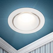 ЭРА Встраиваемый светильник алюминиевый KL100 WH MR16 GU5.3 белый Б0055584 ЭРА Встраиваемый светильник алюминиевый KL100 WH MR16 GU5.3 белый Б0055584