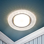 ЭРА Встраиваемый светильник со светодиодной подсветкой ЭРА DK LD53 WH GX53 белый Б0057475 ЭРА Встраиваемый светильник со светодиодной подсветкой ЭРА DK LD53 WH GX53 белый Б0057475