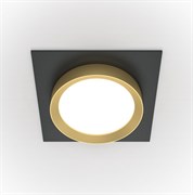 Maytoni Встраиваемый светильник Hoop GX53 1x15Вт DL086-GX53-SQ-BG Maytoni Встраиваемый светильник Hoop GX53 1x15Вт DL086-GX53-SQ-BG