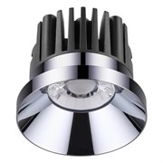 Novotech 357589 NT18 088 хром Встраиваемый светильник IP44 LED 3000K 10W 100-265V METIS 357589 Novotech 357589 NT18 088 хром Встраиваемый светильник IP44 LED 3000K 10W 100-265V METIS 357589
