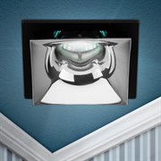 ЭРА Встраиваемый светильник декоративный ЭРА KL102 BK/CH MR16 GU5.3 черный хром Б0056356 ЭРА Встраиваемый светильник декоративный ЭРА KL102 BK/CH MR16 GU5.3 черный хром Б0056356