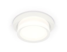 Ambrella Комплект встраиваемого светильника с акрилом XC6512063 SWH/FR/CL белый песок/белый матовый/прозрачный MR16 GU5.3 (C6512, N6241) XC6512063 Ambrella Комплект встраиваемого светильника с акрилом XC6512063 SWH/FR/CL белый песок/белый матовый/прозрачный MR16 GU5.3 (C6512, N6241) XC6512063