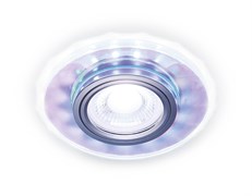 Ambrella Встраиваемый точечный светильник со светодиодной лентой S211 PR/WH хром/перламутровый MR16+3W(LED WHITE 4200K) S211 PR/WH Ambrella Встраиваемый точечный светильник со светодиодной лентой S211 PR/WH хром/перламутровый MR16+3W(LED WHITE 4200K) S211 PR/WH