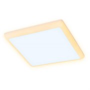 Ambrella Встраиваемый cветодиодный светильник с подсветкой DCR337 24W+6W 6400K/3000K 85-265V 230*230*32 DCR337 Ambrella Встраиваемый cветодиодный светильник с подсветкой DCR337 24W+6W 6400K/3000K 85-265V 230*230*32 DCR337