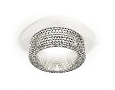 Ambrella Комплект встраиваемого светильника с композитным хрусталем XC6512040 SWH/CL белый песок/прозрачный MR16 GU5.3 (C6512, N6150) XC6512040 Ambrella Комплект встраиваемого светильника с композитным хрусталем XC6512040 SWH/CL белый песок/прозрачный MR16 GU5.3 (C6512, N6150) XC6512040