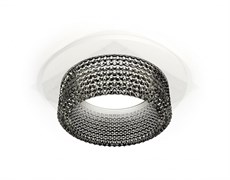 Ambrella Комплект встраиваемого светильника с композитным хрусталем XC6512041 SWH/BK белый песок/тонированный MR16 GU5.3 (C6512, N6151) XC6512041 Ambrella Комплект встраиваемого светильника с композитным хрусталем XC6512041 SWH/BK белый песок/тонированный MR16 GU5.3 (C6512, N6151) XC6512041