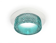 Ambrella Комплект встраиваемого светильника с композитным хрусталем XC6512043 SWH/BL белый песок/голубой MR16 GU5.3 (C6512, N6153) XC6512043 Ambrella Комплект встраиваемого светильника с композитным хрусталем XC6512043 SWH/BL белый песок/голубой MR16 GU5.3 (C6512, N6153) XC6512043