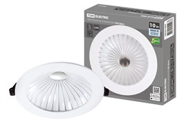 TDM Светильник встраиваемый LED Деко 06, 10 Вт, 4000K, кругл, D170 мм, хром./бел., IP44 SQ0362-0009 TDM Светильник встраиваемый LED Деко 06, 10 Вт, 4000K, кругл, D170 мм, хром./бел., IP44 SQ0362-0009