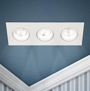 ЭРА Встраиваемый светильник декоративный KL92-3 WH MR16/GU5.3 белый, пластиковый Б0054376 ЭРА Встраиваемый светильник декоративный KL92-3 WH MR16/GU5.3 белый, пластиковый Б0054376