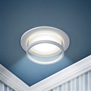 ЭРА Встраиваемый светильник декоративный DK99 WH MR16 GU5.3 белый Б0058393 ЭРА Встраиваемый светильник декоративный DK99 WH MR16 GU5.3 белый Б0058393