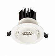 ST Luce ST701.548.12 Светильник встраиваемый Zoom Белый LED 1*12W 4000K 960Lm Ra90 15°-60° IP20 D115xH95 170-240V ST701.548.12 ST Luce ST701.548.12 Светильник встраиваемый Zoom Белый LED 1*12W 4000K 960Lm Ra90 15°-60° IP20 D115xH95 170-240V ST701.548.12