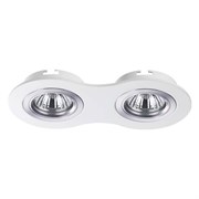 Novotech 370391 NT18 218 белый Светильник встраиваемый IP20 GX5.3 50W 12V MORUS 370391 Novotech 370391 NT18 218 белый Светильник встраиваемый IP20 GX5.3 50W 12V MORUS 370391