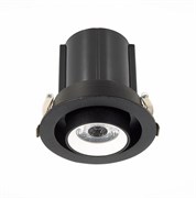 ST Luce ST702.438.12 Светильник встраиваемый Черный LED 1*12W 3000K 900Lm Ra80 24° IP20 D90xH92 180-240V ST702.438.12 ST Luce ST702.438.12 Светильник встраиваемый Черный LED 1*12W 3000K 900Lm Ra80 24° IP20 D90xH92 180-240V ST702.438.12